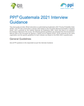 Guatemala PPI Interview Guide (English)