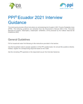 Ecuador PPI Interview Guide (English)