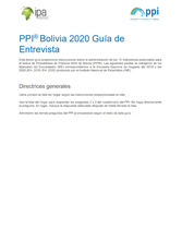 Bolivia PPI Interview Guide (Spanish)